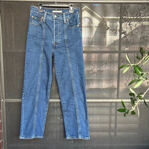 Levi's Women's Straight Leg Blue Jeans